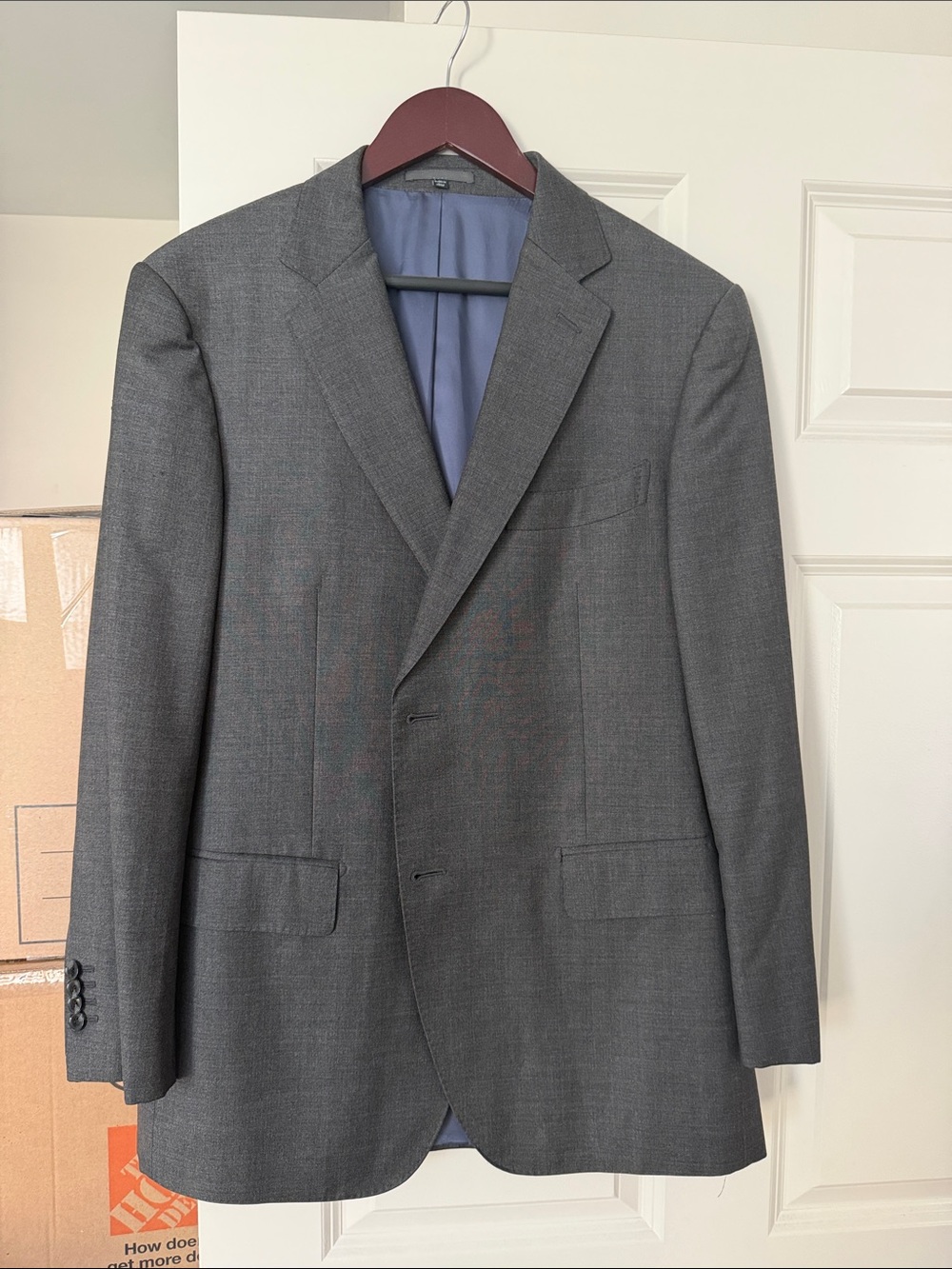 Suitsupply Charcoal Gray Wool Sport Coat